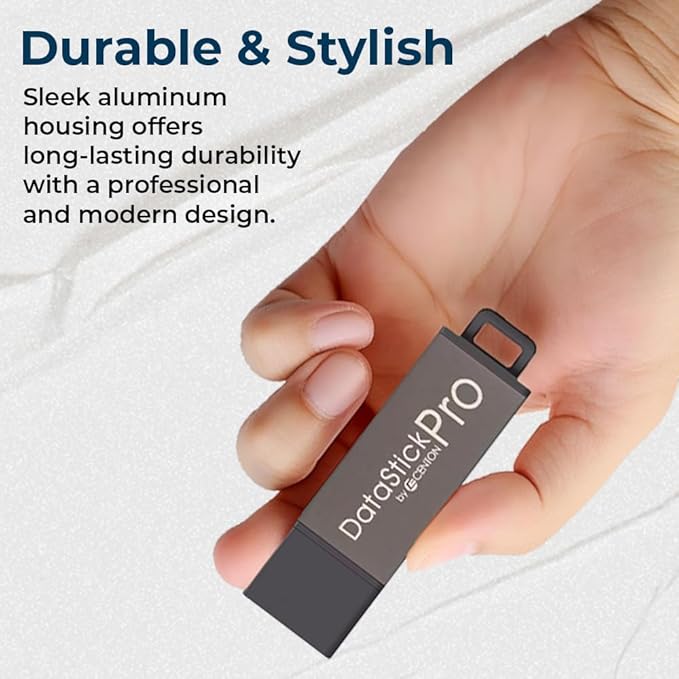 Centon Electronics DataStick Pro USB 2.0 Flash Drive, 2 GB, 50 USB Flash Drives, 50 Bulk Pack, Grey