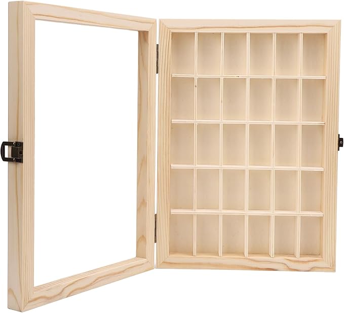 135 Film Case, Solid Wood Display Case for 30 Rolls of 35mm Films, 35mm Film Storage Box Yours