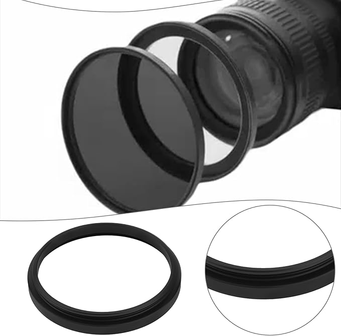 ECSiNG 1PC 40mm-40.5mm Step up Filter Ring 40mm Male to 40.5mm Female Lens Adapter Easy Lens Conversion for Using Filters Across Different Lens Sizes