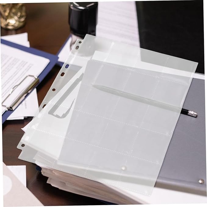 GANAZONO 30pcs Negative Film Sleeves Binder Acid Film Holder Pages for Efficient Storage for Photographers