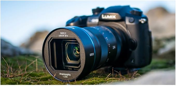 SIRUI 24mm Anamorphic Lens F2.8 1.33X APS-C Camera Lens for E Mount, Blue Flare