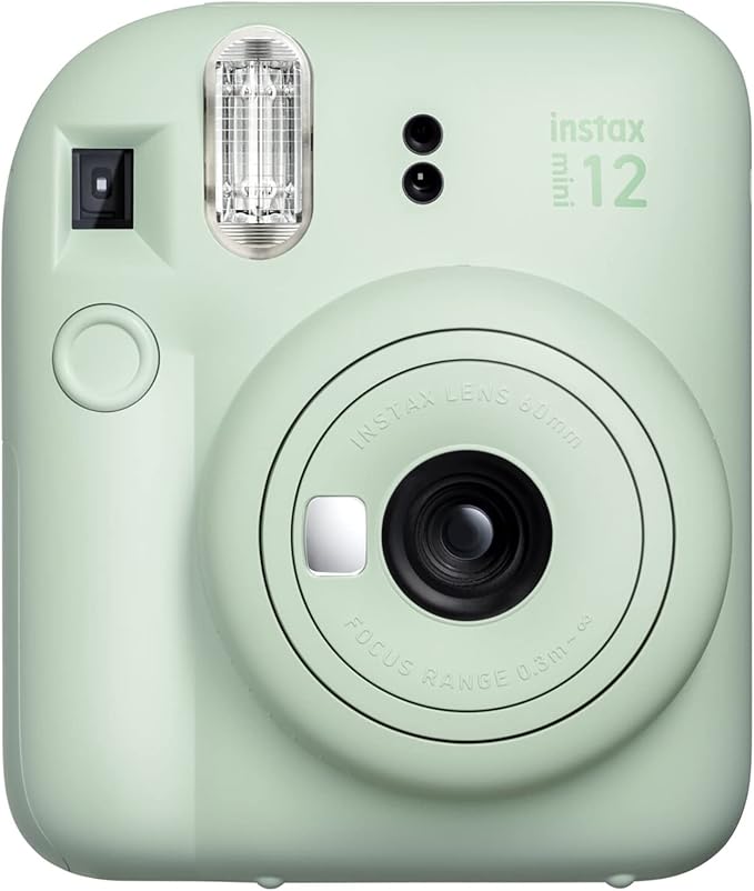 Fujifilm Instax Mini 12 Instant Camera (Mint Green) (Renewed)