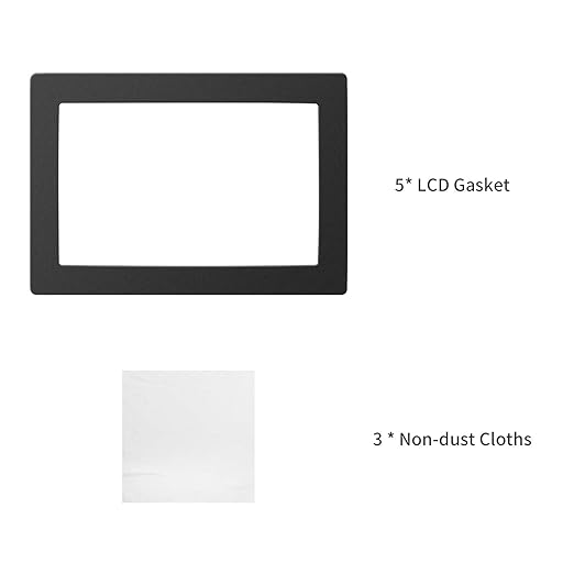 Resin 3D Printer Screen Protector, Black LCD Protective Film, 9.5 x 6.7 Inch, Compatible with Most 8.9 Inch LCD Resin Printers, 5 Pack