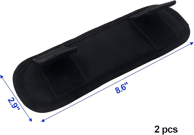 Backpack Strap Pads Shoulder Strap Cushion Removable Decompression Shoulder Strap Pad for Guitar, Laptop, Camera, Backpack Satchel Pad (2 Pcs)