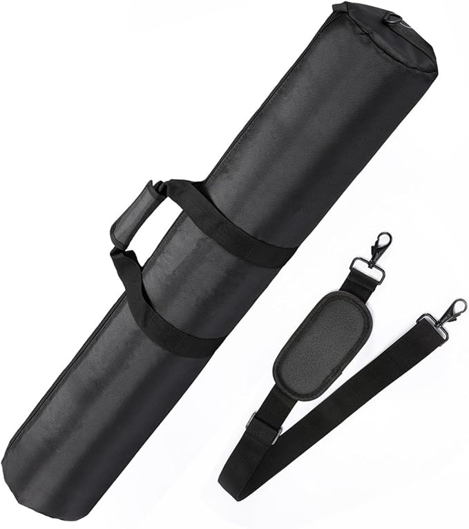 Camera Equipment Storage Bag Pouches Reinforced Base Design Padded Compartment Portable Shoulder Strap Tripod Organizers Monopod Travel Carrying Case