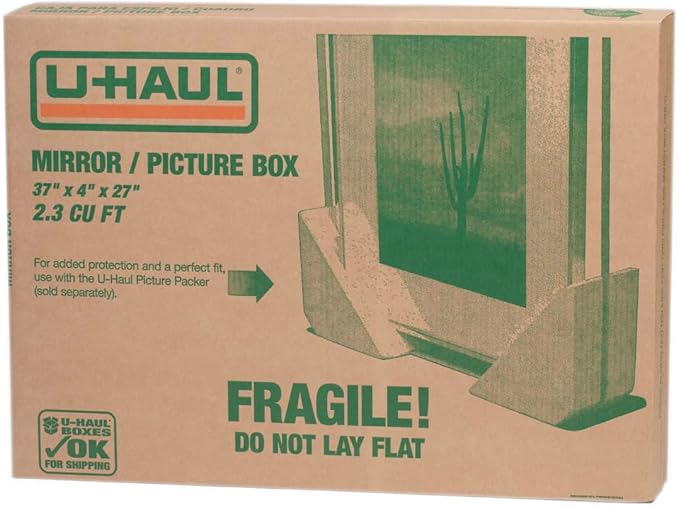 U-Haul Uhaul Mirror and Picture Box-1 box