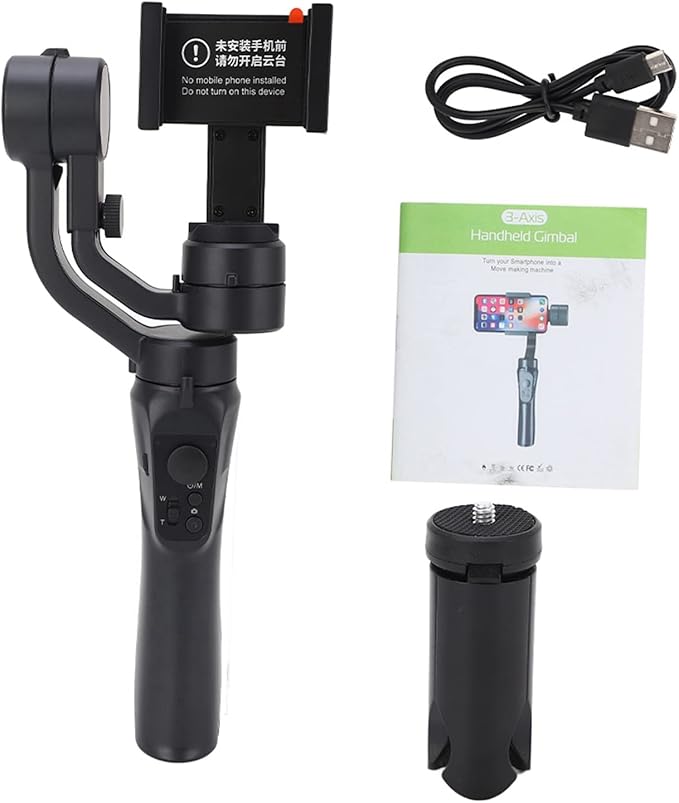 3-Axis Panoramic Mode Stabilizer, Phone Stabilizer, Smart Tracks for Media Streaming