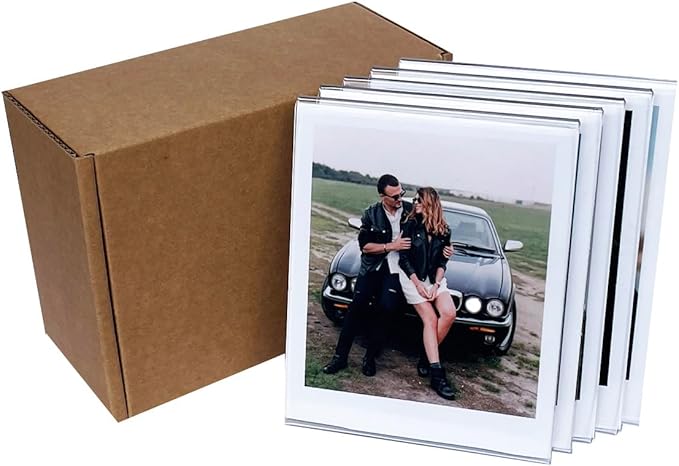 SULEPE 3.5 x 4.25 Polaroid Picture Frame for i-Type/600/SX-70/OneStep+/Instax Wide Square 300/200/210, Desktop Acrylic Picture Frame for Instant Color I-Type Film, 5 Pcs