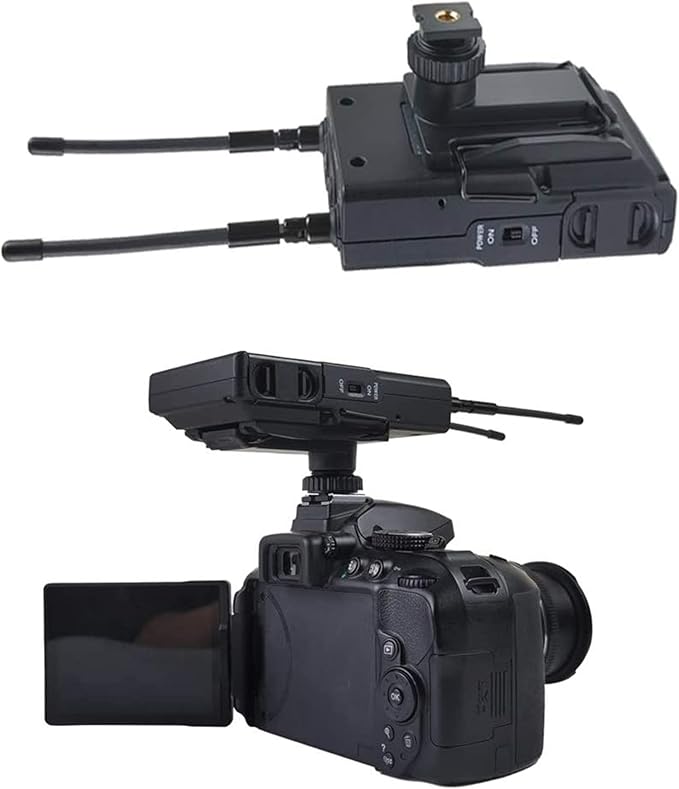 Hot Shoe Mount Adapter with 1/4"-20 Thread for Sony UWP-D11 UWP-V1 UWP-D21, Saramonic U9, Boya for DSLR Camera, Wireless Microphone, Video Camera