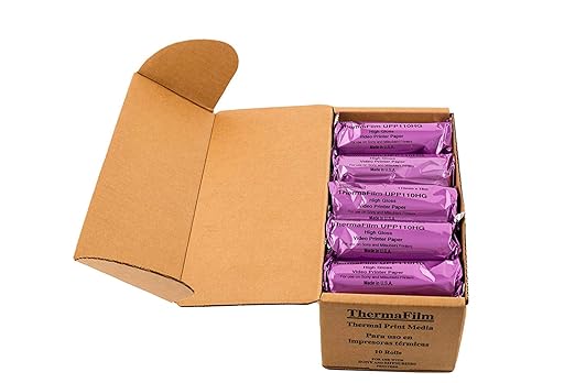 Mitsubishi Compatible UPP110-HG Generic High Gloss Ultrasound Film/Media 5 Rolls, 110mm x 18m