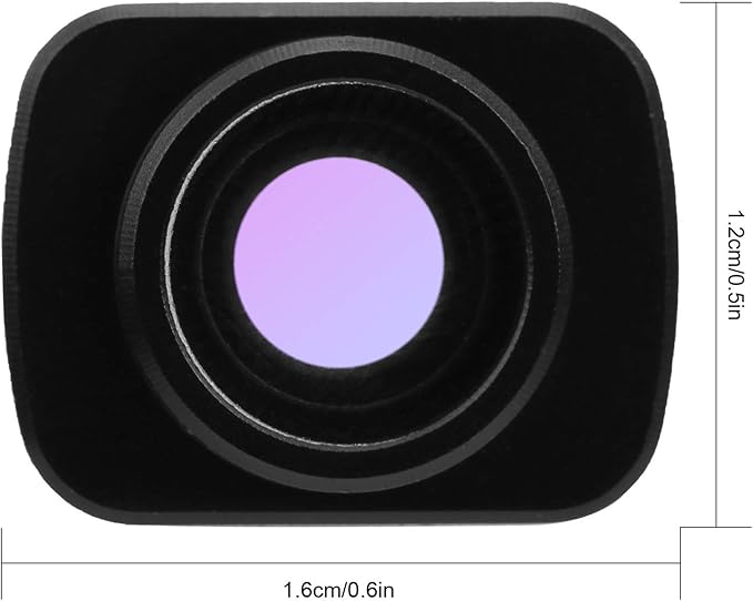 Wide Angle Lens for Portable External Wide Angle Magnetic Anamorphic Lens for Handheld Gimbal Camera Optical Glass Lens