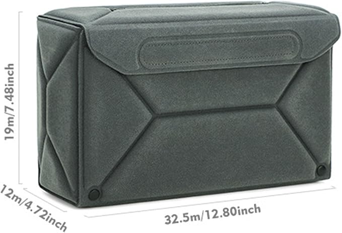 Camera Bag Insert Shockproof Equipment Photography Pouch Protection Portable Outdoor Compartment Padded Inner Case, Grey L