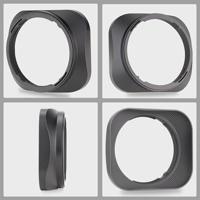 Haoge Metal Square Lens Bayonet Hood for Sigma 30mm F1.4 DC DN Lens LH-SM30