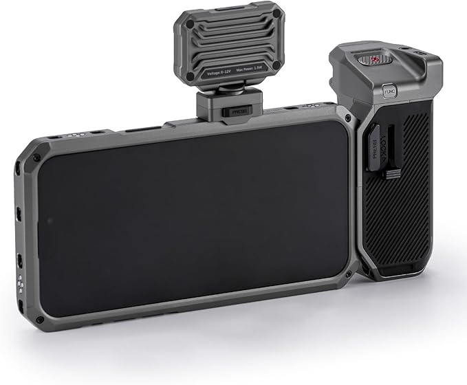 Tilta Khronos Basic Kit Compatible with iPhone 15 Pro Max - Space Gray | Phone Case, Cooling Fan, ND Filter, PD Focus Handle