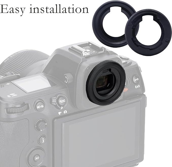 PCTC Viewfinder Eyecup Eye Cup for Nikon Zf Z8 Z9 Cameras, Replaces Nikon DK-33 Eyecup,Plastic Materials(2 Pack)