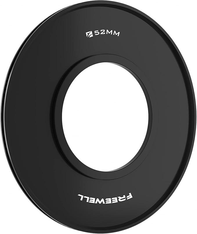 Freewell Adapter Ring 52mm Compatible only with Eiger Matte Box Filter System (Not Compatile with Freewell V2, K2 System)