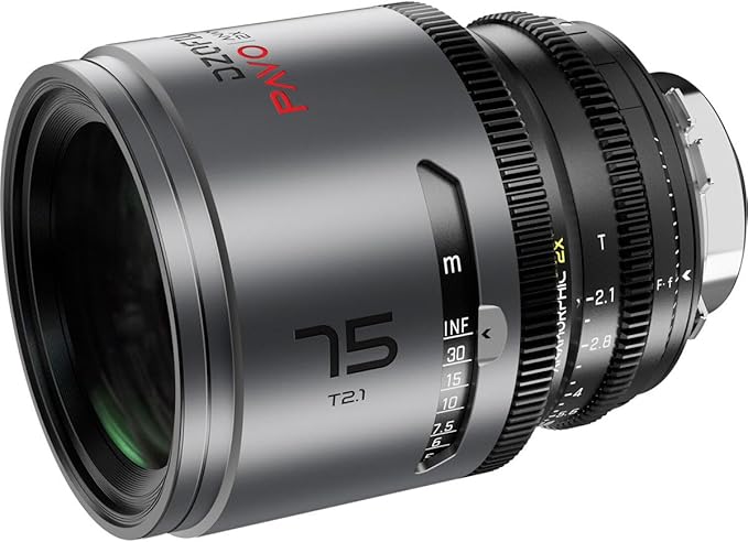 DZOFILM PAVO 2X Anamorphic Prime Lens for PL/EF Mount, Neutral Coating - 75mm, T2.1