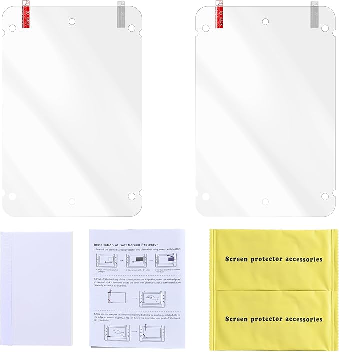 2PCS Screen Protective Film for Resin 3D Printer, 6.6'' Screen Protector for Anycubic Photon Mono 2