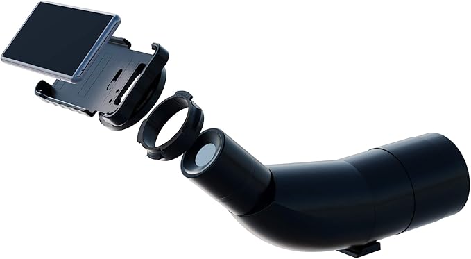 Phone Skope Complete Digiscoping Kit: Ideal Scope Camera for Hunting/Birding/Stargazing - Phone Scope Adapter Kit Includes Phone Scope Mount Case, Eyepiece Adapter, Lens Cloth - Fits Most Smartphones
