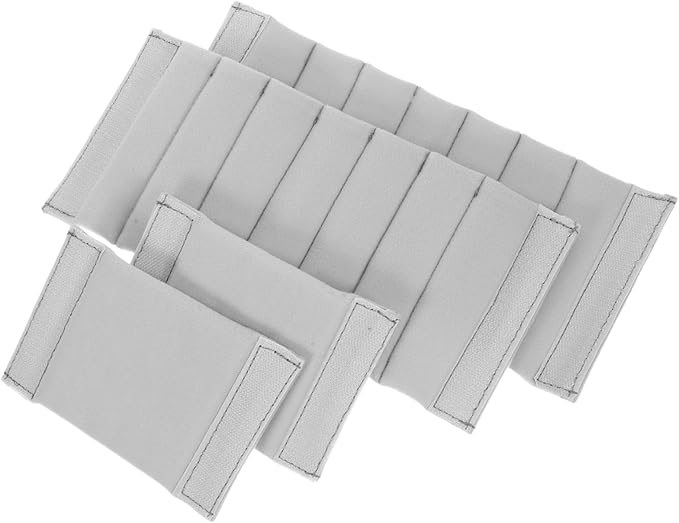 TEHAUX 4pcs Camera Bag Inserts for Photographic Equipment Soft Padded Anti-Vibration Cushion Pads for DSLR and Mirrorless Cameras Shockproof Divider Organizers for Lens and Accessories