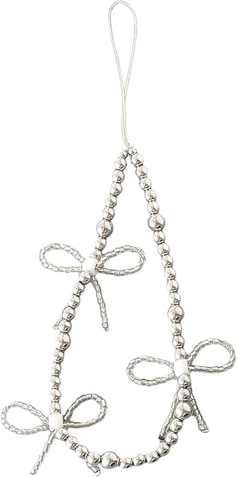 Beaded Phone Charm Lanyard Strap Girly Style Fixed Beads Pearl Lanyards