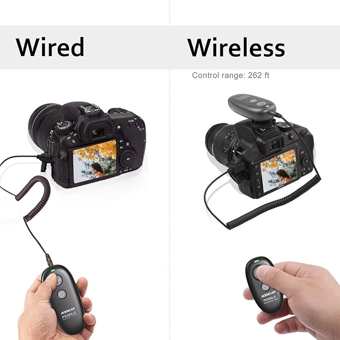 AODELAN Wireless Camera Shutter Release Remote Control for Panasonic Lumix DMC-G7, S5II,S5IIX,G85, GH4,GH5, GH5M, GH5L,GH5 II,GH6, G9, G9L, G9M,FZ300,FZ1000,FZ2000,Replaces DMW-RSL1