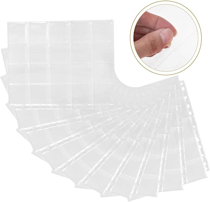 30pcs Negative Film Storage Sleeves Acid Binder Pages for Film Protection and Organization