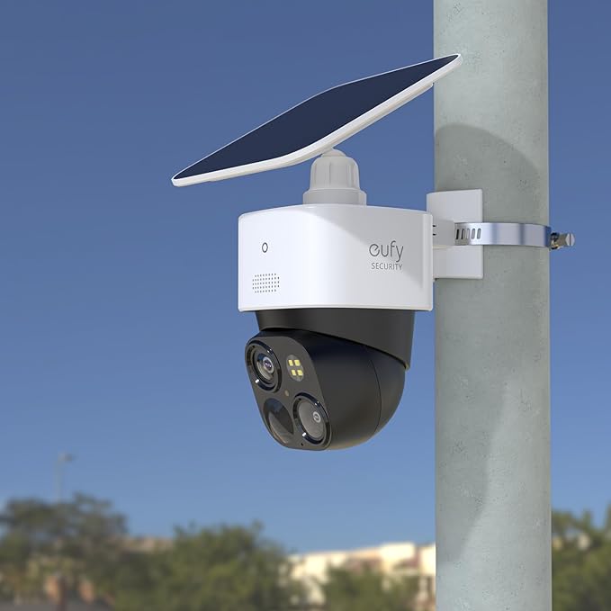 TIUIHU Camera Pole Mount for Eufy Security SoloCam S340/Eufy Security SoloCam E30,Camera Wall Mount for Eufy Security SoloCam