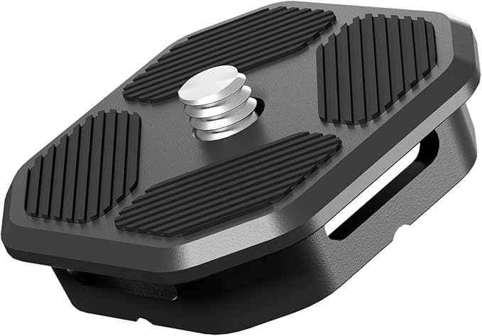 Leekai Quick Release Plate Top with 1/4” Screw Adapter, Tripod Claw Quick Release System Plate Mount for Tripod Camera (Only Top Plate, No Base)