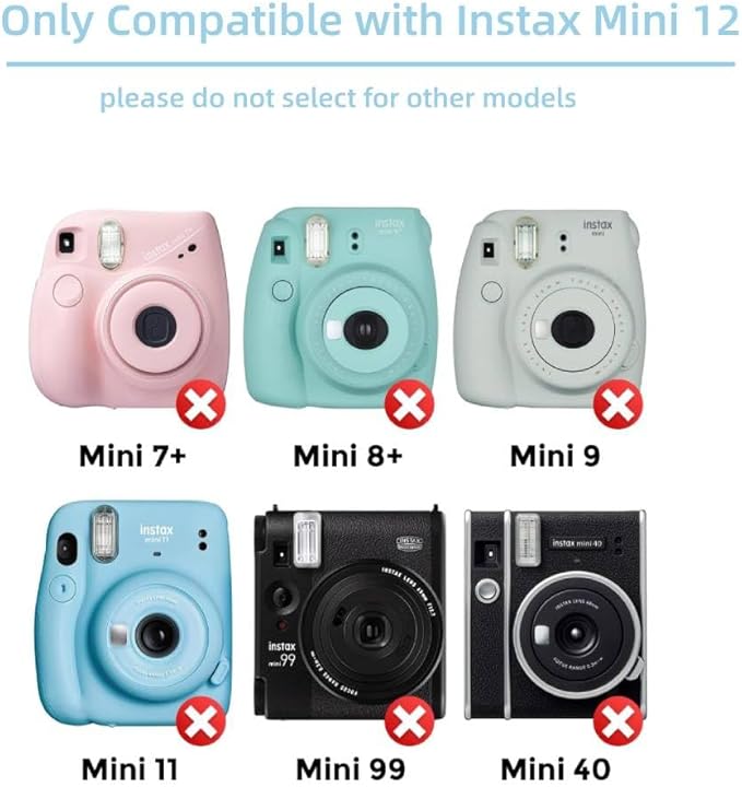 Battery Door Cover Compatible with Mini 12, Camera Battery Cover Replacement Mini 12 Camera Accessories, Battery Door Cover Repair Lid ()