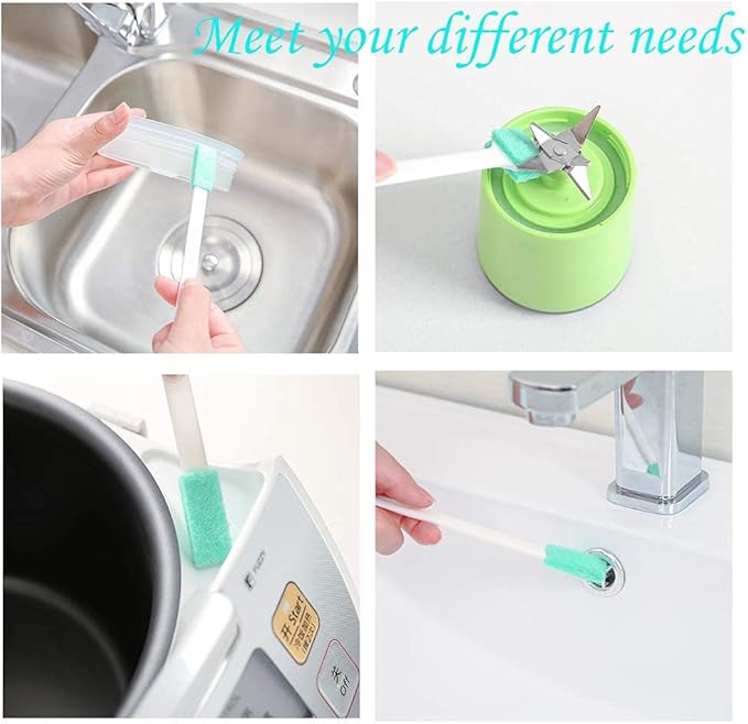 5Pcs Household Cleaning Brushes,Precision Cleaning Brush Kit/Cleaning Tools, for Corner Stain Dirt Clean Brush,Deep Detail Crevice Cleaner Brush Set,ABS+Non-Woven Cleaning Brush 5Pcs/Set