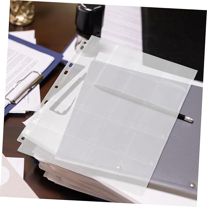30pcs Acid Film Negative Holder Sleeves Storage Binder for Organizing Film Negatives Portable Document Storage for Preservation and