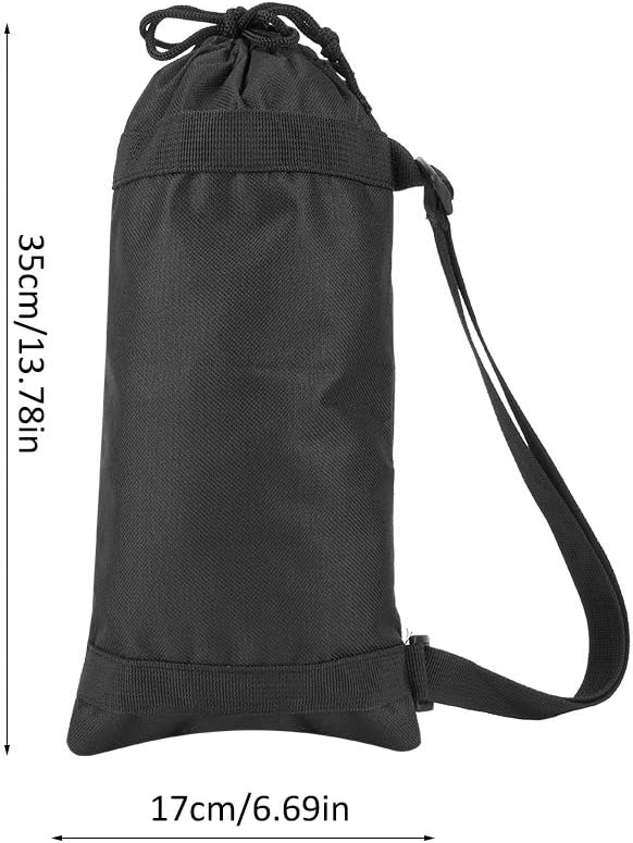 Pomya Camera Tripod Carry Bag Black (35cm) - Oxford Cloth, Portable, Folding, Padded Strap