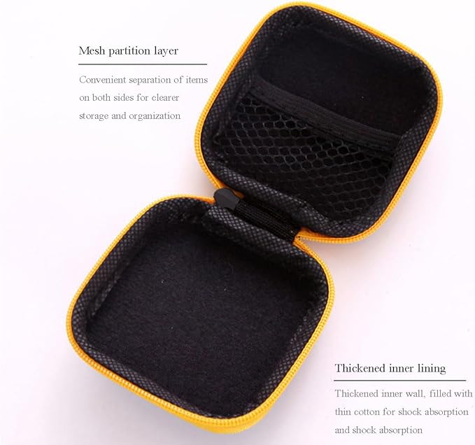 3 pieces flight travel cord organizer electronic travel case portable charger case suitable for headphones charging cable USB