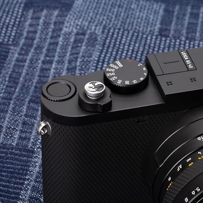 Camera Shutter Button Compatible with FUJIFILM X100VI XT5 XT4 XT3 XT20 XT30 X50 XT200 XPRO2 Soft Release Button for Leica (Taichi Cat)