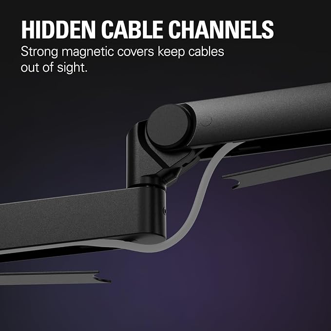 Elgato Wave Mic Arm Pro - 360° Rotatable Low Profile Gas Spring Microphone Arm, Works Mics/Shure SM7B/HyperX QuadCast/Rode/Blue Yeti & More – for Broadcasting/Podcasting/Streaming