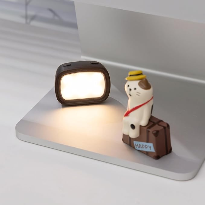 JJC Magnetic Fill Light, Tiny Lights for Hand Craft DIY Miniature and 3D Printed Model Doll House, Rechargeable LED Video Light, 3 Color Modes/Brightness Adjustable, Compact Lightweight Individual