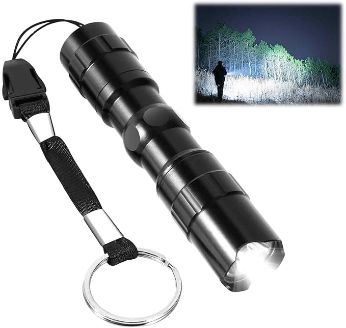 LED Flashlights, Tactical Flashlight Mini with High Lumen, Camping Handheld Pen Light, Powerful Super Bright Versatile Flash Light for Outdoor, Home, Cycling, Hiking, Emergency