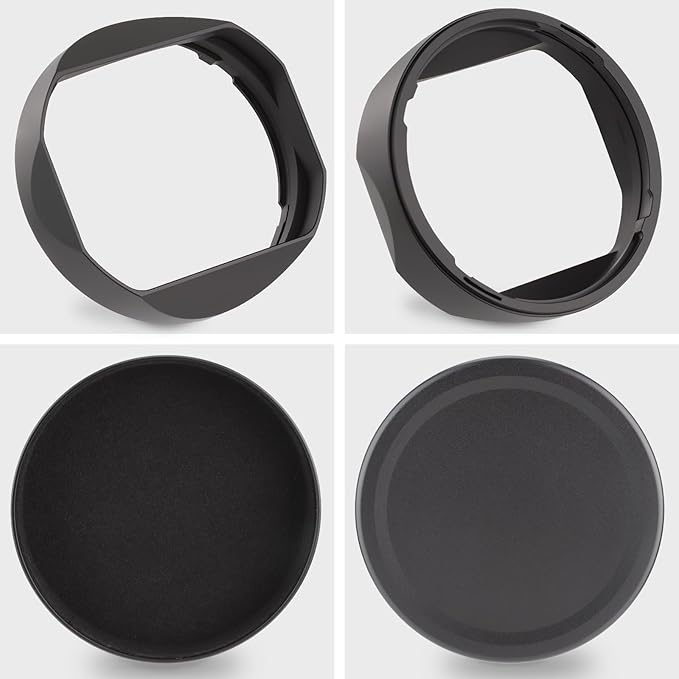 Haoge LH-X165 Square Metal Lens Hood Shade with Metal Cap for Fujifilm Fuji Fujinon XF XF16-55mm F2.8 R LM WR Lens xf 16-55mm/f2.8