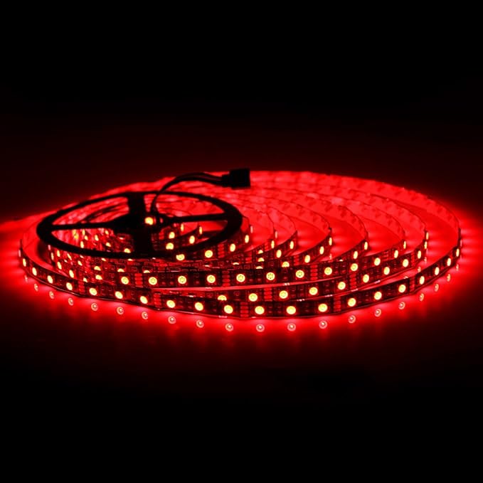 SUPERNIGHT 5050 RGB LED Strip Lights-16.4ft 300 LEDs, Color Changing LED Lights for Valentine, Wedding Sparklers, Christmas Lights, Indoor Decoration
