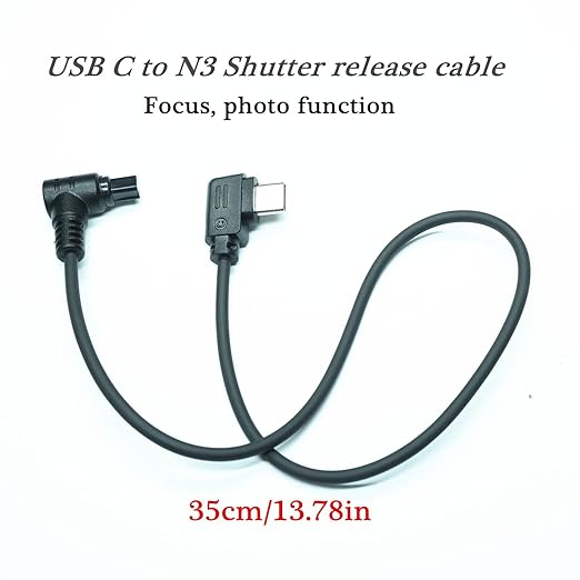DYTDIEYINGTU R5 R5C R5II Video Cable is Suitable for Canon Camera Shutter Cable Connected to DJI Ronin stabilizer Photo and Video Shutter Release Control Connected to sc rs2 rs3 rs4/ Focus pro
