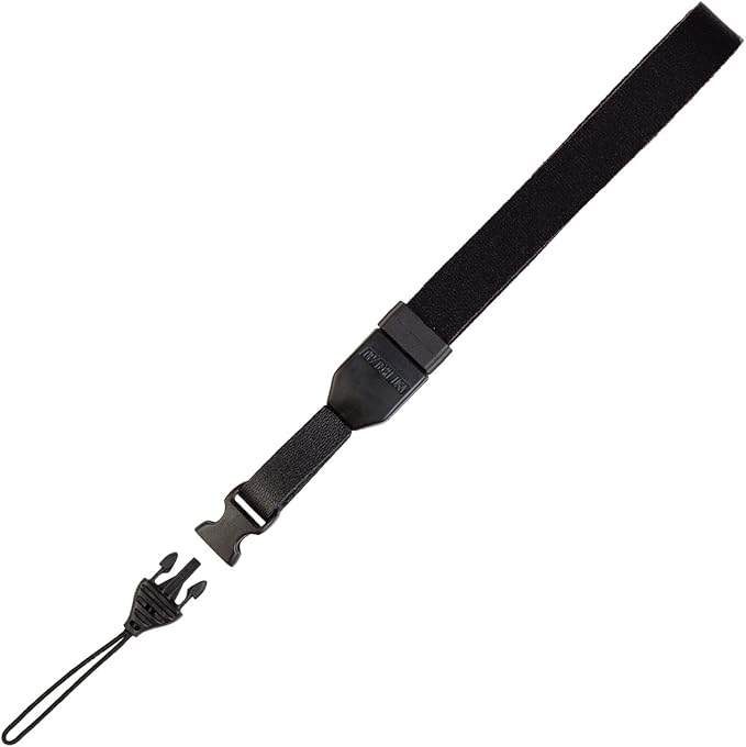 OP/TECH USA Cam Strap - QD | Quick Release Wrist Strap for Digital, Film & Vintage Cameras – Black, Made in USA