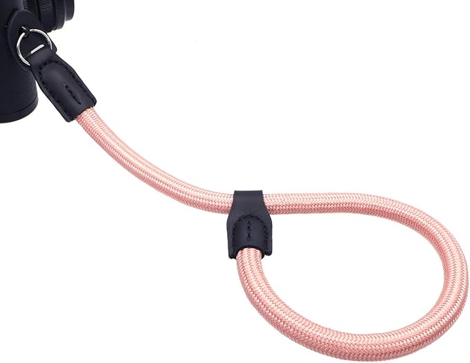 HITHUT Adjustable Rope Camera Wrist Strap Hand Strap for SLR DSLR Digital Mirrorless Cameras Pink