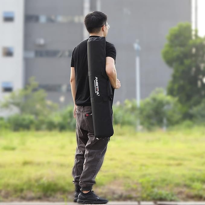 AMBITFUL Tripod Carrying Case Bag 31in with Shoulder Strap Padded Carrying Bag for Light Stands,Boom Stand,Umbrella and Tripod Photography Accessories (31 in/80 cm)