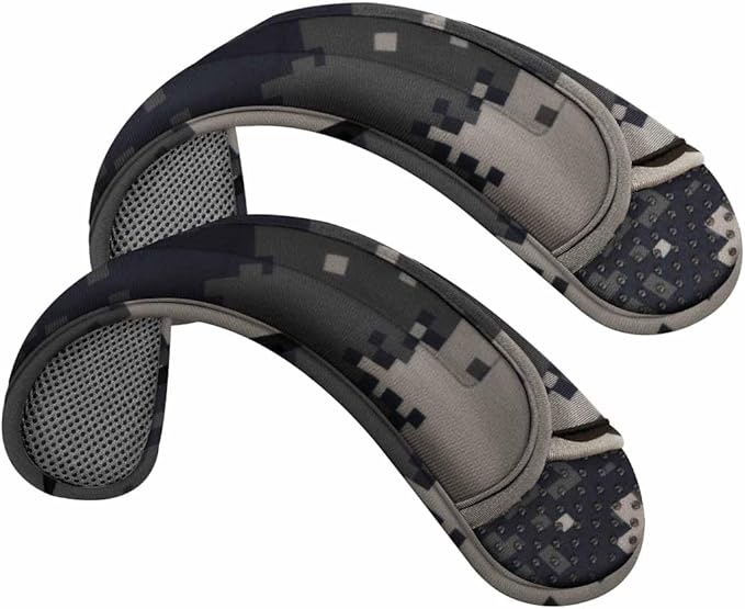 ZINZ 2-Pack Universal Shoulder Pad with Ultra Thick Cushion for Bag Luggage Bag Crossbody, Plus Long & Anti-Slip & Breathable,Camouflage Gray