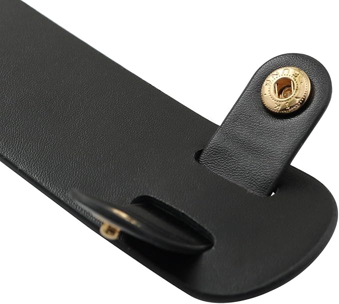 XGNG PU Leather Shoulder Strap Pad Non-Slip Wide Detachable Soft Leather Strap Cover Replacement