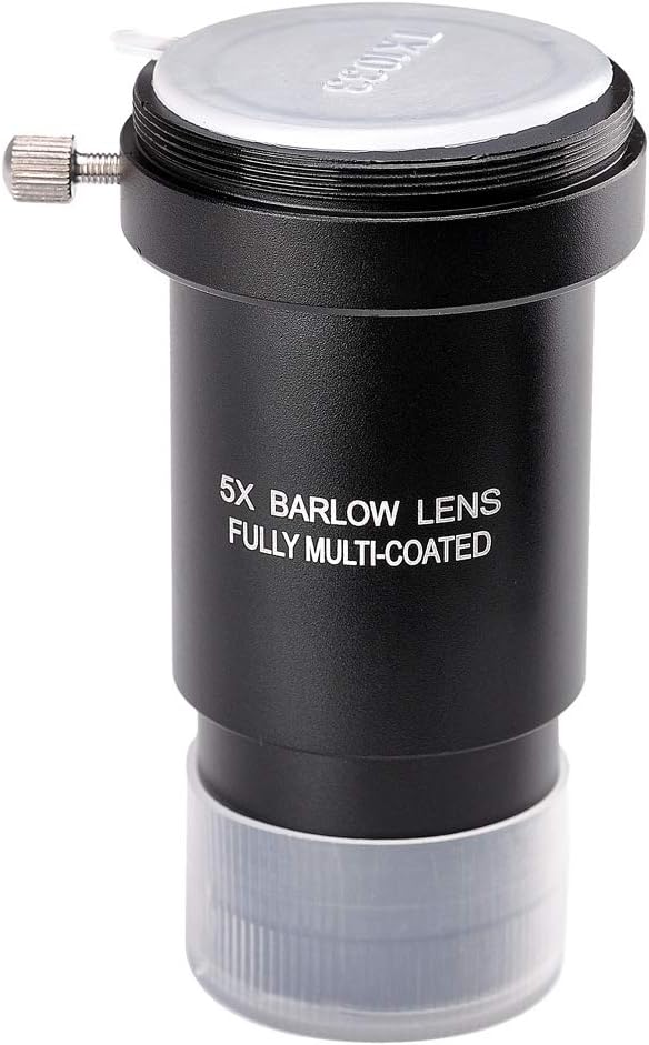 Starboosa 1.25-inch 5X Barlow Lens & Moon Filter Kit-for Telescope Eyepieces