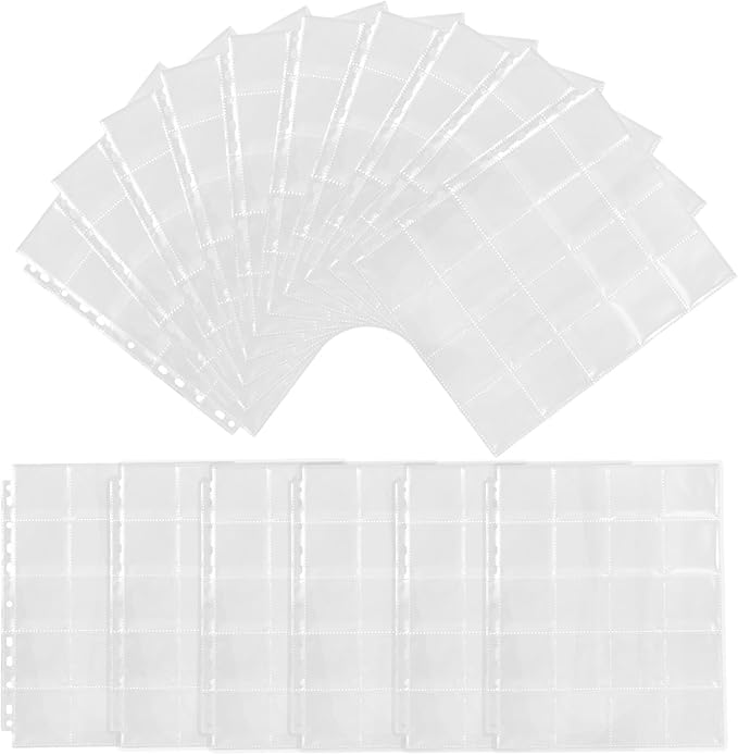 COHEALI 30pcs Acid-Free Film Negative Sleeves Binder Sheets 7-Strip 210-slot Film Negative Storage Pouches for Photographers and Archivists