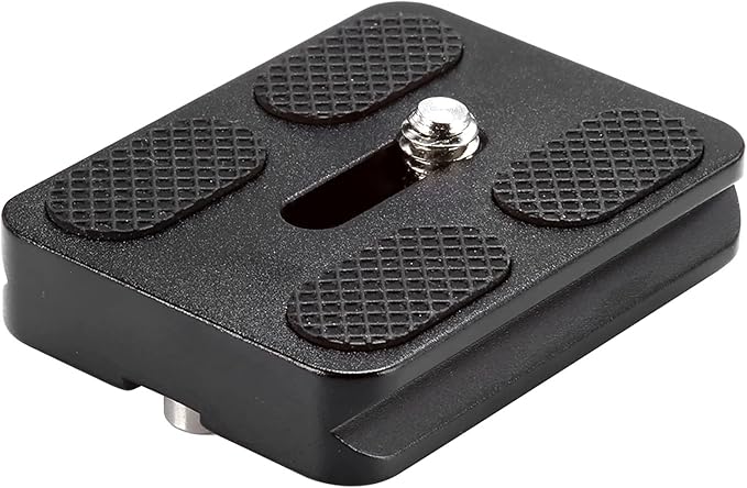 NEEWER Universal Arca Type Quick Release Plate All Metal with 1/4 Inch Screw Fits Standard Arca Type Clamp for Camera Tripod Ballhead (PU50 50mm)