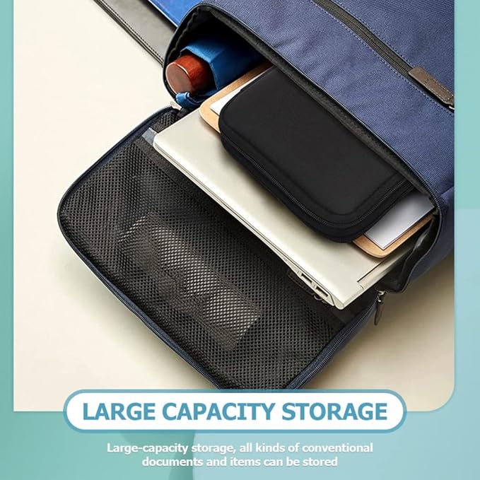 Milisten Electronic Accessories Case Double Layer Travel Tech Organizer Portable Storage Bag for Usb Cables Chargers Power Bank 9.25X6.69X3.14 Inches